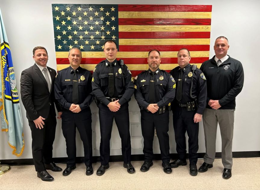 Marlborough Police Promote Two Lieutenants and Two&nbsp;Sergeants
