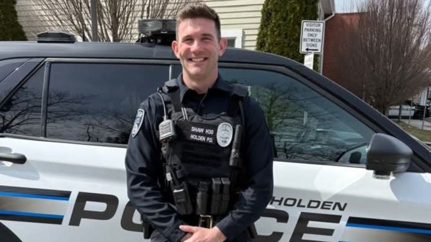 Holden Police Department Welcomes New Officer Kevin&nbsp;Shaw